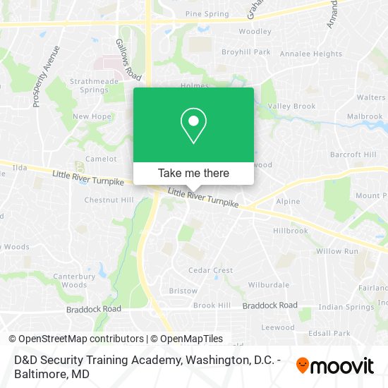 D&D Security Training Academy map