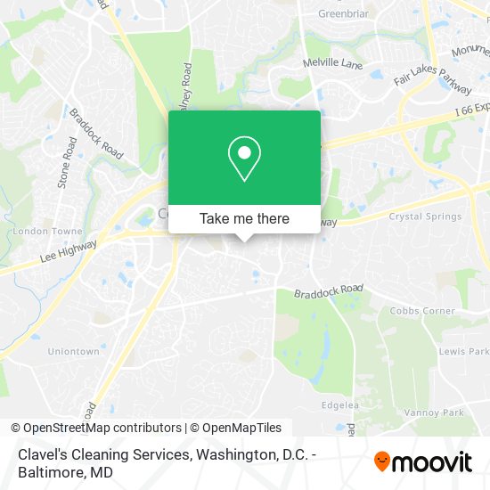 Clavel's Cleaning Services map