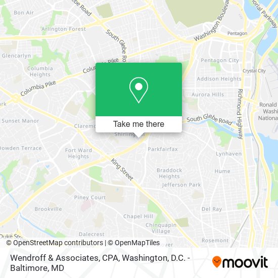 Mapa de Wendroff & Associates, CPA