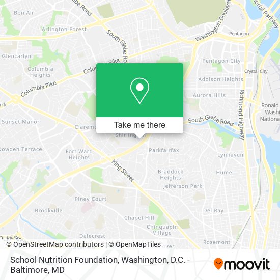 School Nutrition Foundation map