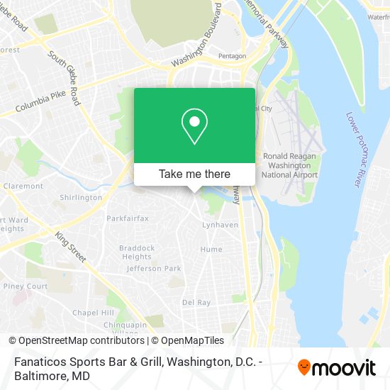 Fanaticos Sports Bar & Grill map