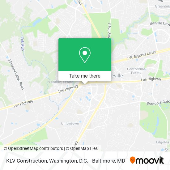 KLV Construction map