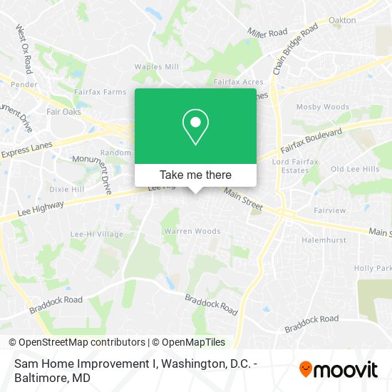 Sam Home Improvement I map