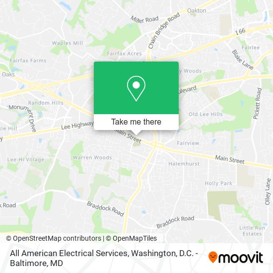 Mapa de All American Electrical Services
