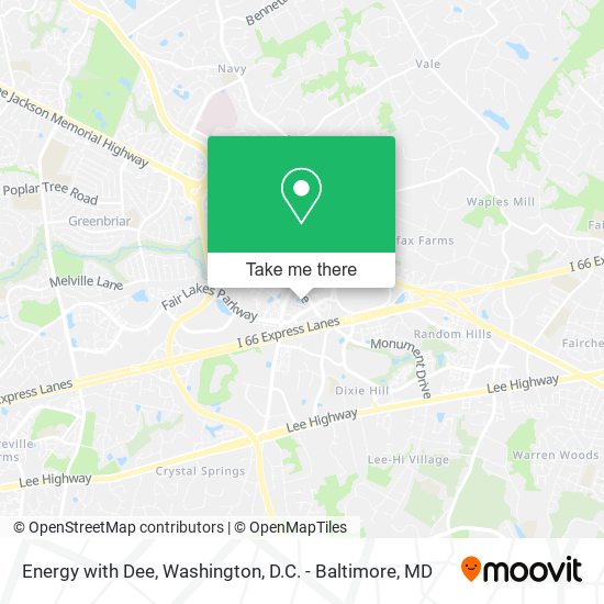 Energy with Dee map