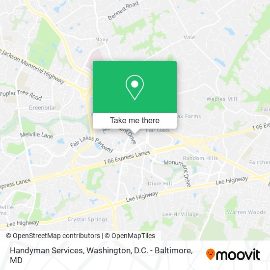 Handyman Services map