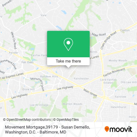 Mapa de Movement Mortgage,39179 - Susan Demello