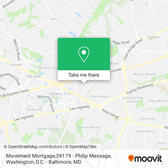 Mapa de Movement Mortgage,39179 - Philip Message