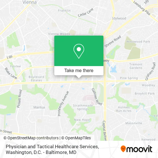 Mapa de Physician and Tactical Healthcare Services
