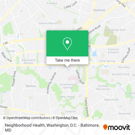 Mapa de Neighborhood Health