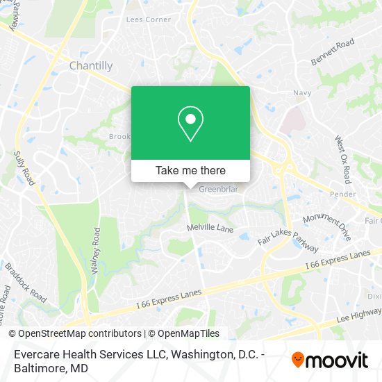 Evercare Health Services LLC map
