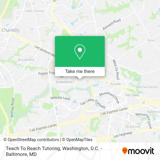 Teach To Reach Tutoring map