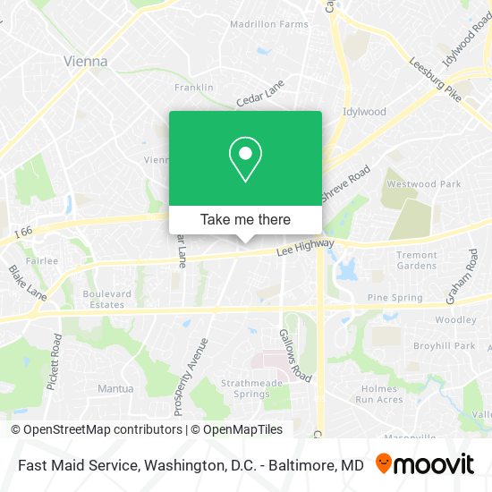Fast Maid Service map