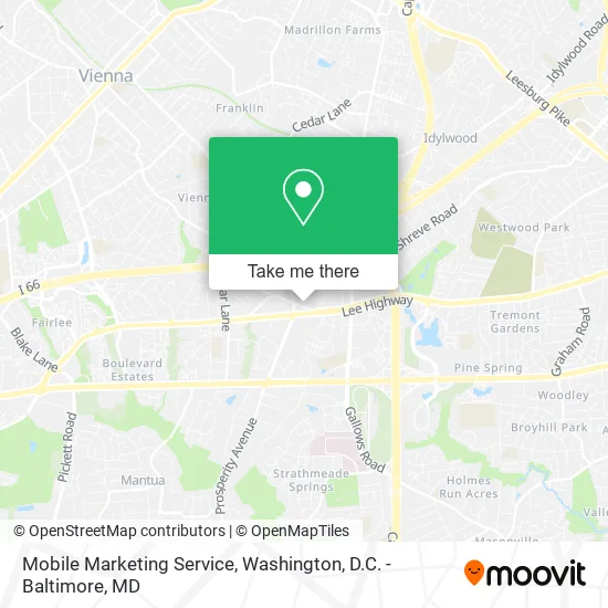 Mapa de Mobile Marketing Service