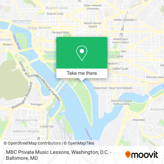 MBC Private Music Lessons map