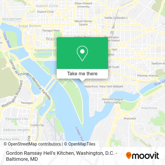Gordon Ramsay Hell's Kitchen map