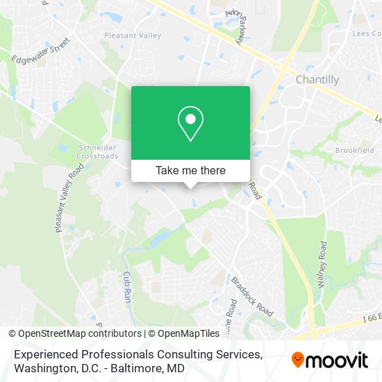 Experienced Professionals Consulting Services map