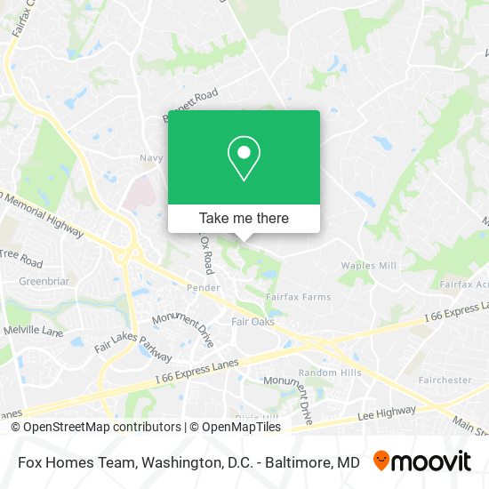 Mapa de Fox Homes Team