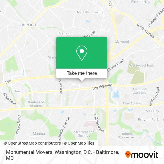 Mapa de Monumental Movers