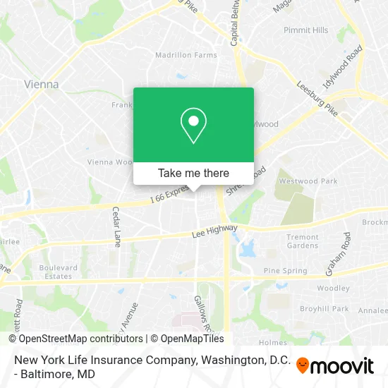 New York Life Insurance Company map