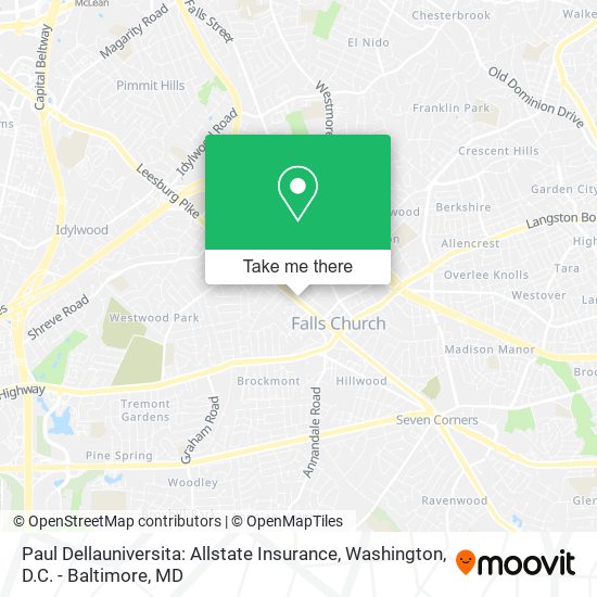 Paul Dellauniversita: Allstate Insurance map