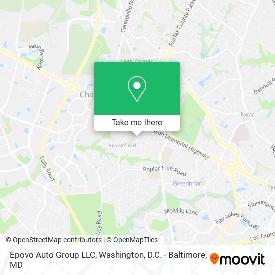 Mapa de Epovo Auto Group LLC