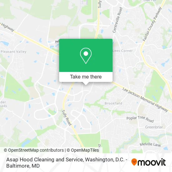 Asap Hood Cleaning and Service map