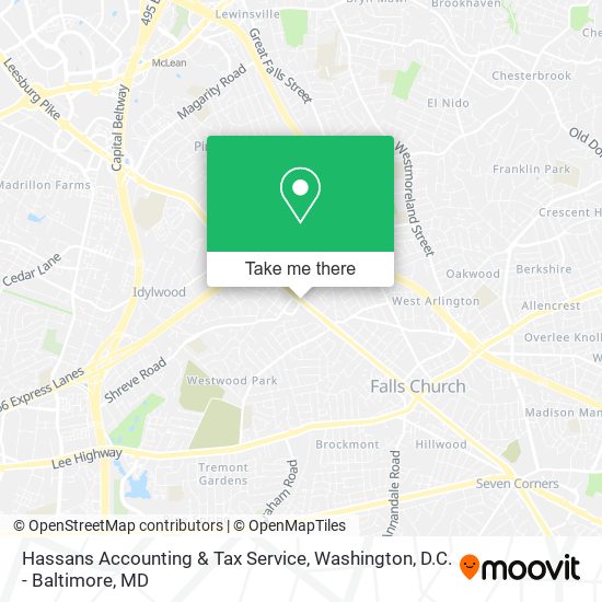 Mapa de Hassans Accounting & Tax Service