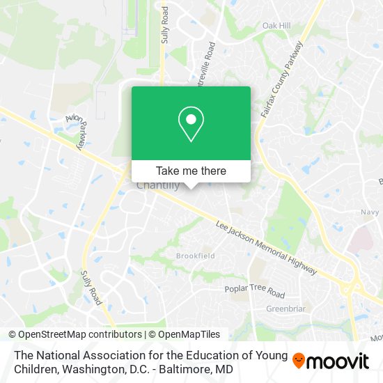 The National Association for the Education of Young Children map