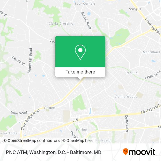 PNC ATM map