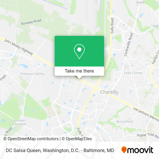 DC Salsa Queen map