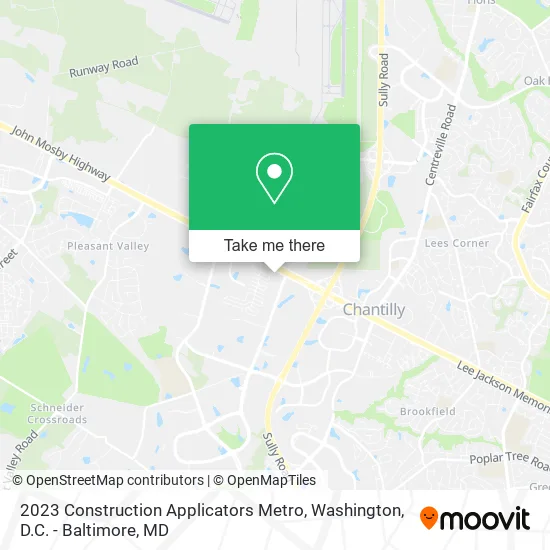 2023 Construction Applicators Metro map