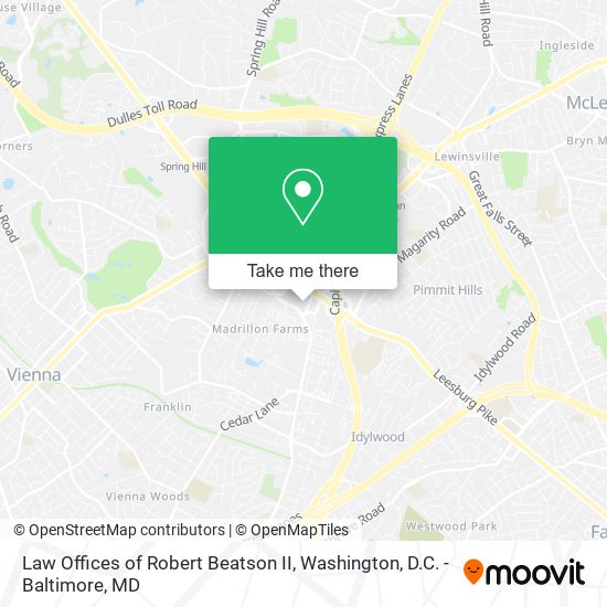 Mapa de Law Offices of Robert Beatson II