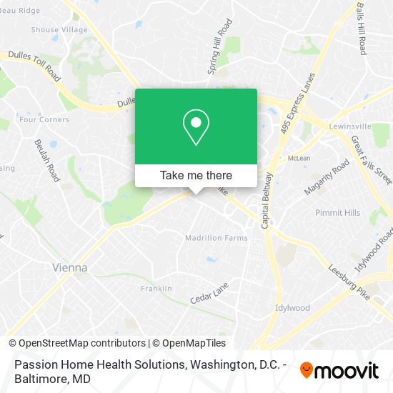 Mapa de Passion Home Health Solutions