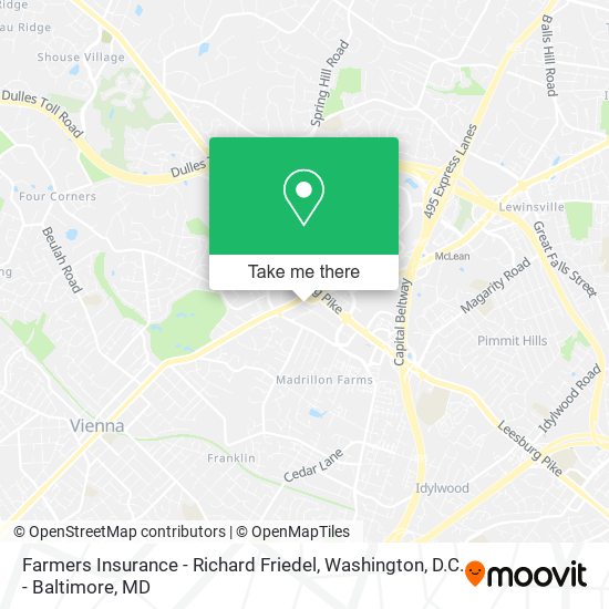 Mapa de Farmers Insurance - Richard Friedel