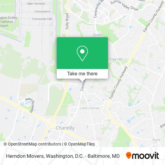 Mapa de Herndon Movers