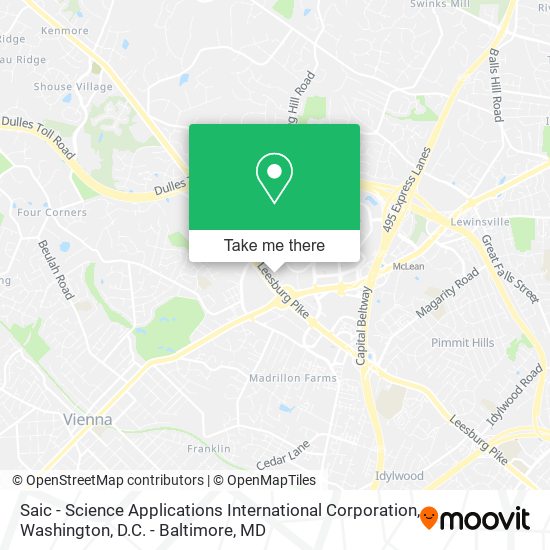 Saic - Science Applications International Corporation map