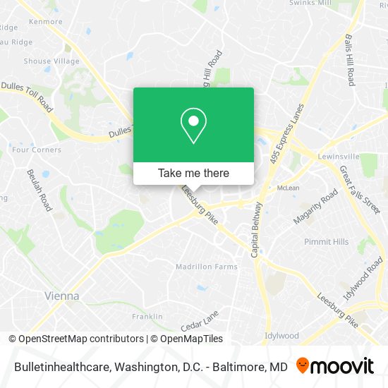 Bulletinhealthcare map