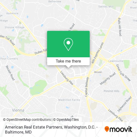 Mapa de American Real Estate Partners