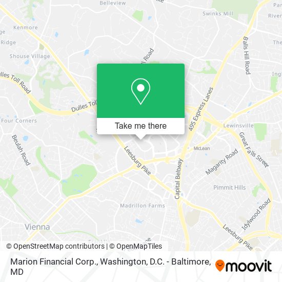 Marion Financial Corp. map