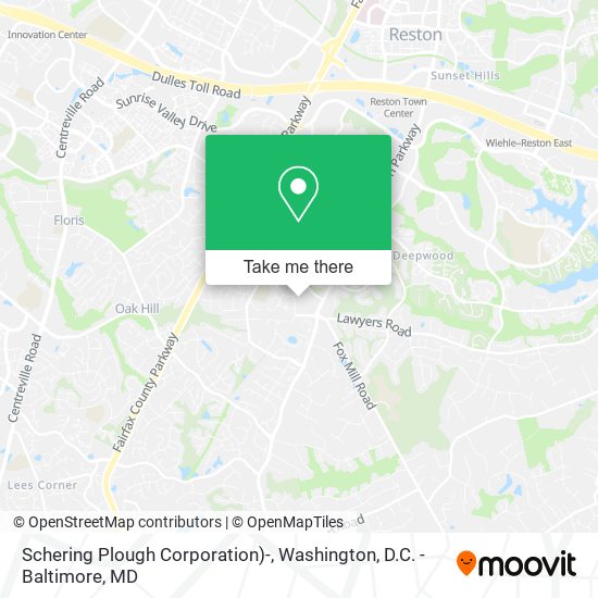 Schering Plough Corporation)- map