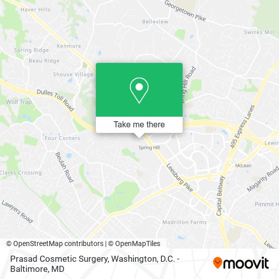 Prasad Cosmetic Surgery map