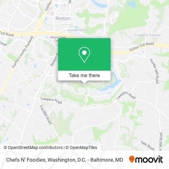 Chefs N' Foodies map