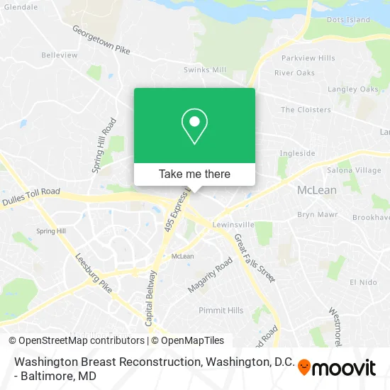Mapa de Washington Breast Reconstruction