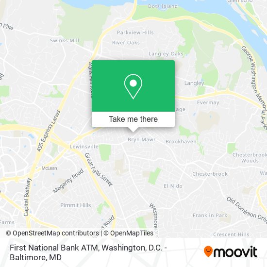 First National Bank ATM map