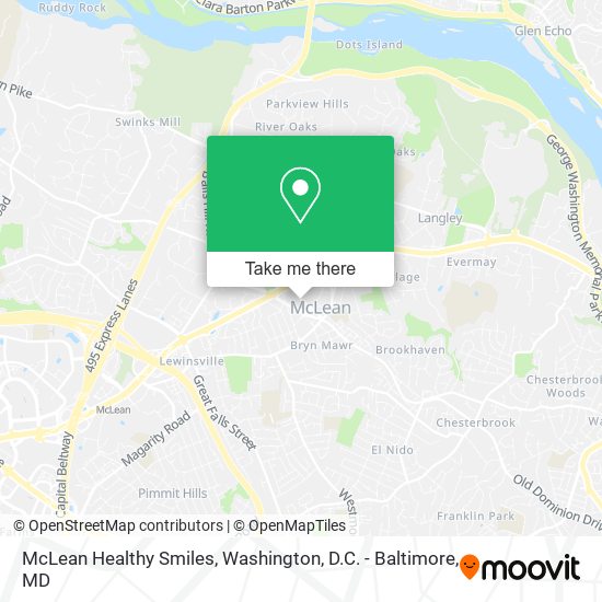 McLean Healthy Smiles map