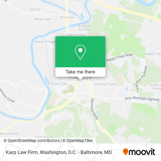 Karp Law Firm map