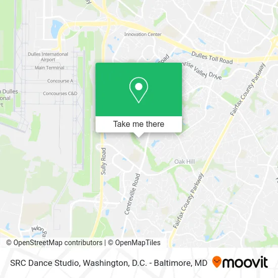 SRC Dance Studio map