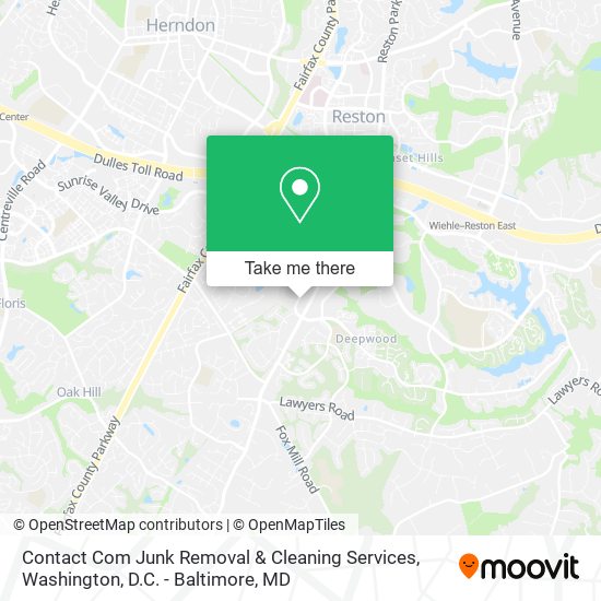 Mapa de Contact Com Junk Removal & Cleaning Services