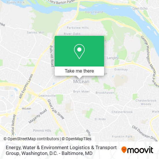 Mapa de Energy, Water & Environment Logistics & Transport Group